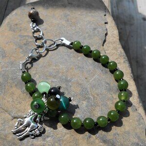 No. 2 Handmade bracelet with unicorn charm